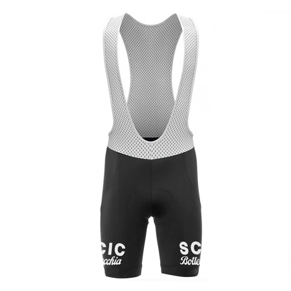 

Team SCC Cycling Jersey Set Men's Retro Cycling Clothing Bicycle Bib Shorts Road Bike Shirt Suit MTB Clothes Maillot Culotte