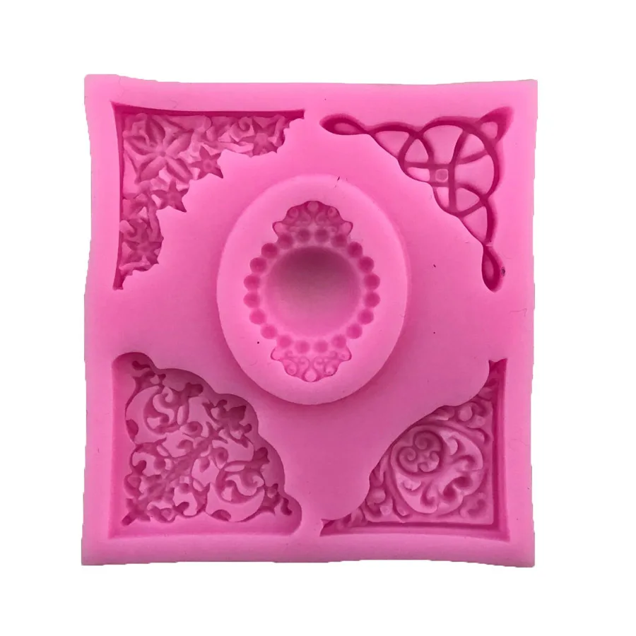

Lace Relief Series of Liquid Silicone Mold, Cake Decoration Mold B017