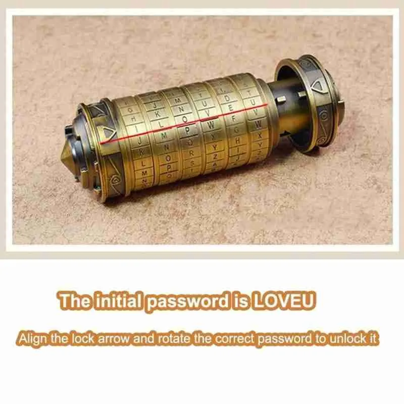 

Combination Lock Zinc Alloy China Retro Antique Bronze Love Retro Combination Couple Padlock Box Gift Jewelry Key Padlock K8L8