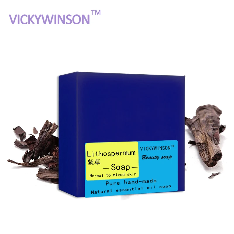

Натуральное мыло VICKYWINSON Lithospermum, мыло ручной работы, эфирное масло, мыло, ожоги, дерматит, экзема, восстановление кожи, заживление ран, 100 г