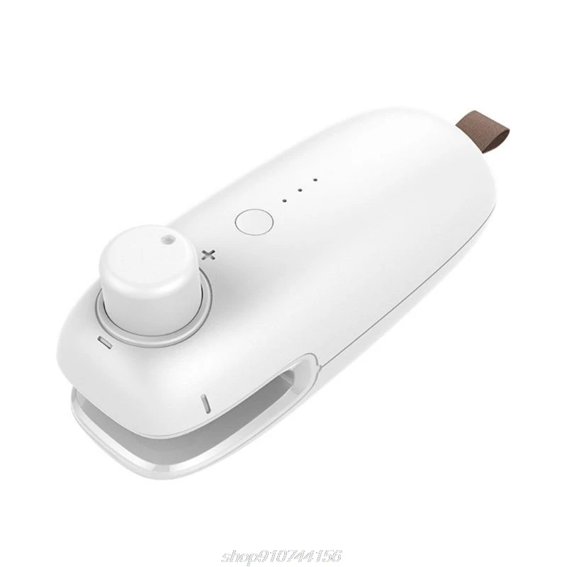 

Mini Portable Hand Pressure Heat Plastic Bag Impluse Sealer USB Rechargeable Food Packing Handheld Multifunction N13 20 Dropship