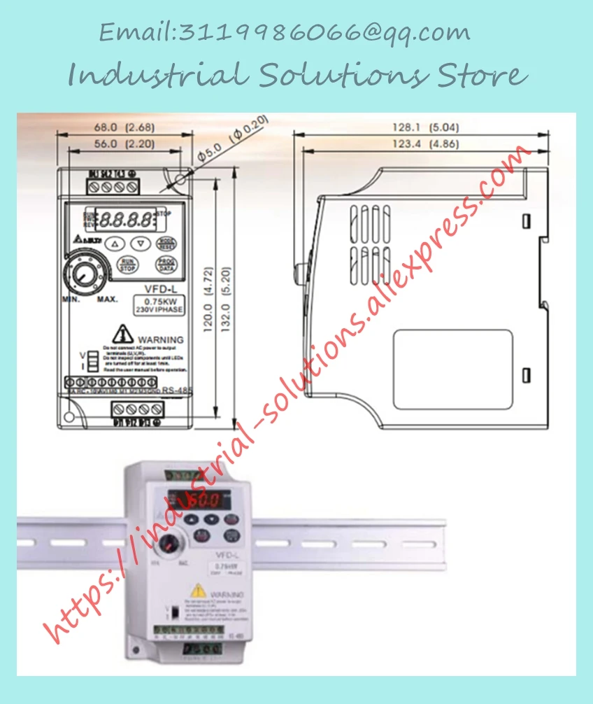 Инвертор VFD001L21A VFD002L21A VFD004L21A VFD007L21A VFD015L21W VFD022L21W Новый|inverter 300w|inverter deltainverter welding machine