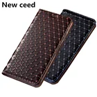 Роскошный чехол-книжка из натуральной телячьей кожи для OPPO Realme 6 Pro, чехол для телефона OPPO Realme 6, чехол-книжка для телефона с отделением для карт, чехол