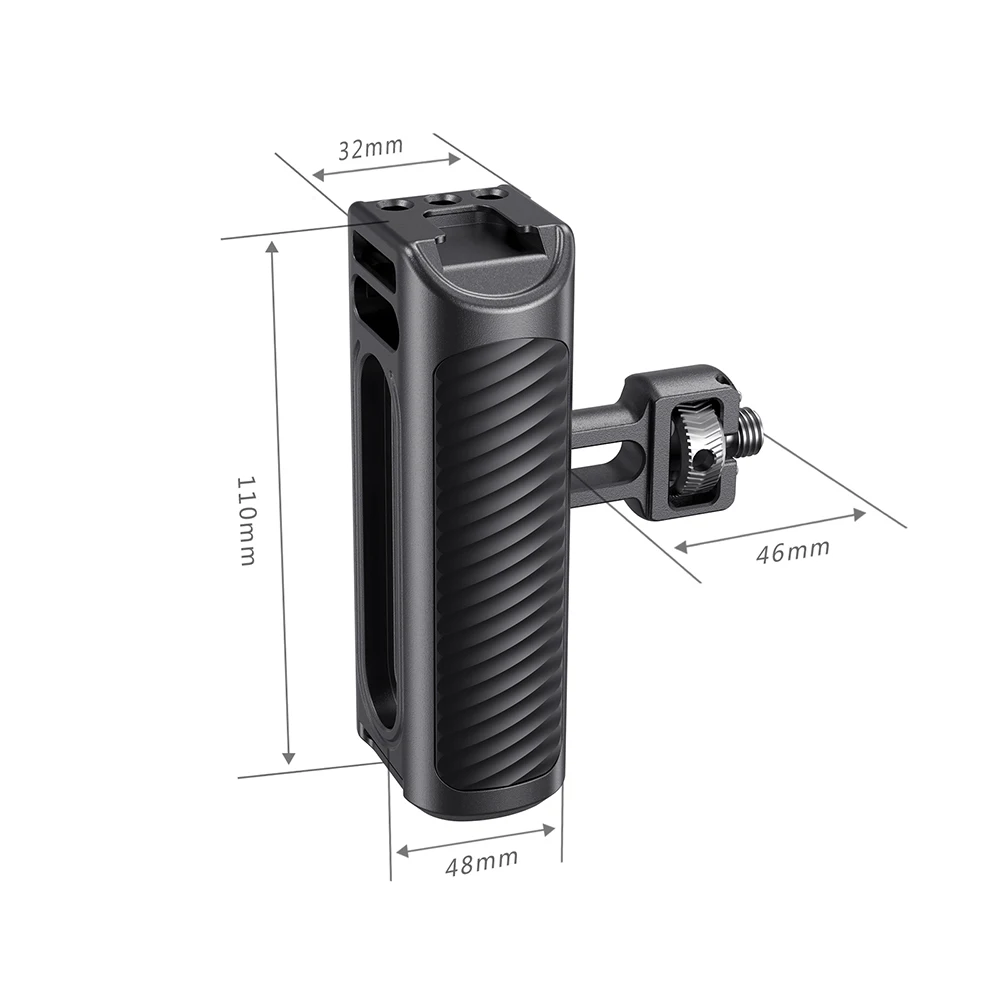 SmallRig алюминиевая Arri установочная Боковая ручка с холодным башмаком крепление для универсальной камеры клетка с Arri установочное отверстие-2426