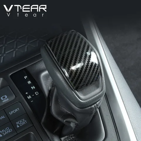 Vtear для тойота рав 4 Toyota RAV4, 2019, 2020 2021 , аксессуары для интерьера, ручка переключения передач, защитная крышка для головки, детали для модификации автомобиля,автомобильные товары