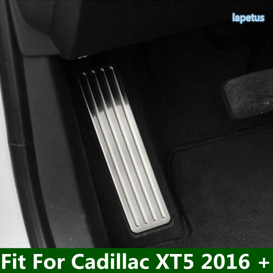 

Lapetus Side Left Foot Rest Pedal Pad Panel Decoration Cover Trim Fit For Cadillac XT5 2016 - 2021 Stainless Steel Accessories