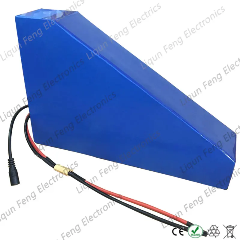 Треугольная литий-ионная батарея 72 в 21 ач с бесплатным таможенным налогом Ач 1500