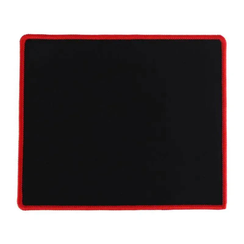 Популярный коврик для мыши черный красный резиновый скоростной игровой с