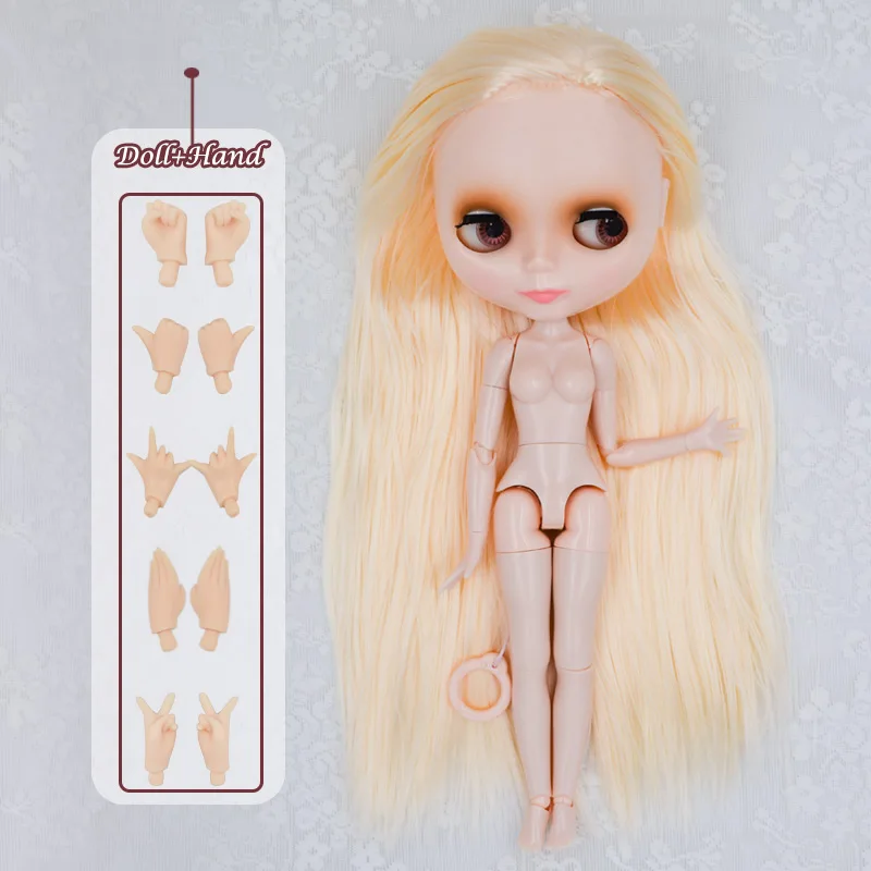 HNBL16 Куклы блайз Blyth кукла BJD, кукла блайз Neo Обнаженная кукла Blyth уникальные, куклы бжд непрозрачные куклы лица могут изменить макияж и платье DIY, 1/6 мяч соединены куклы SO29 - Цвет: HNBL16