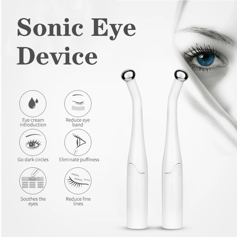 2 в 1 Электрический массажер для глаз против старения морщин накладки рельеф