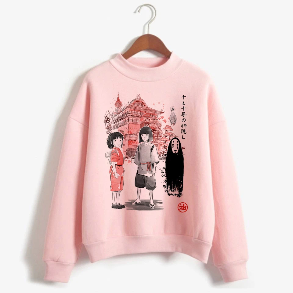 Женская толстовка с капюшоном в стиле Харадзюку от Totoro Studio Ghibli Kawaii Ullzang милый