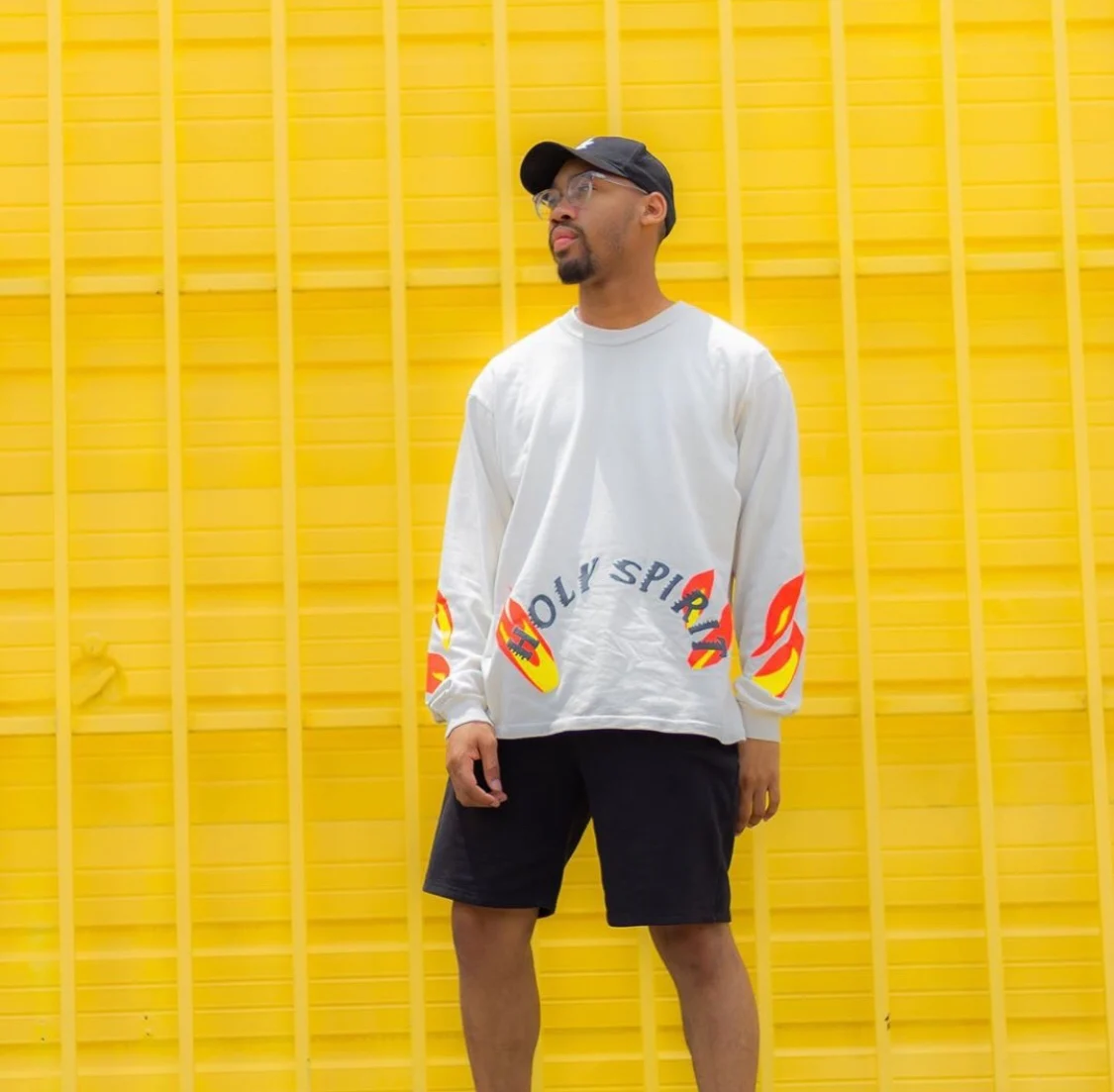asshow 19SS kanye west SUNDAY SERVICE MERCH Holy Spirit футболка с длинными рукавами в стиле хип-хоп Уличная футболка kanye west футболки для мужчин и женщин - Цвет: asshow