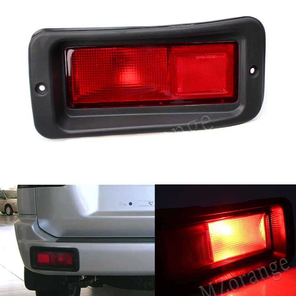 Arka tampon reflektör işık Mitsubishi Pajero Shogun spor Challenger 2000-2008 fren sis lambası uyarı araba aksesuarları