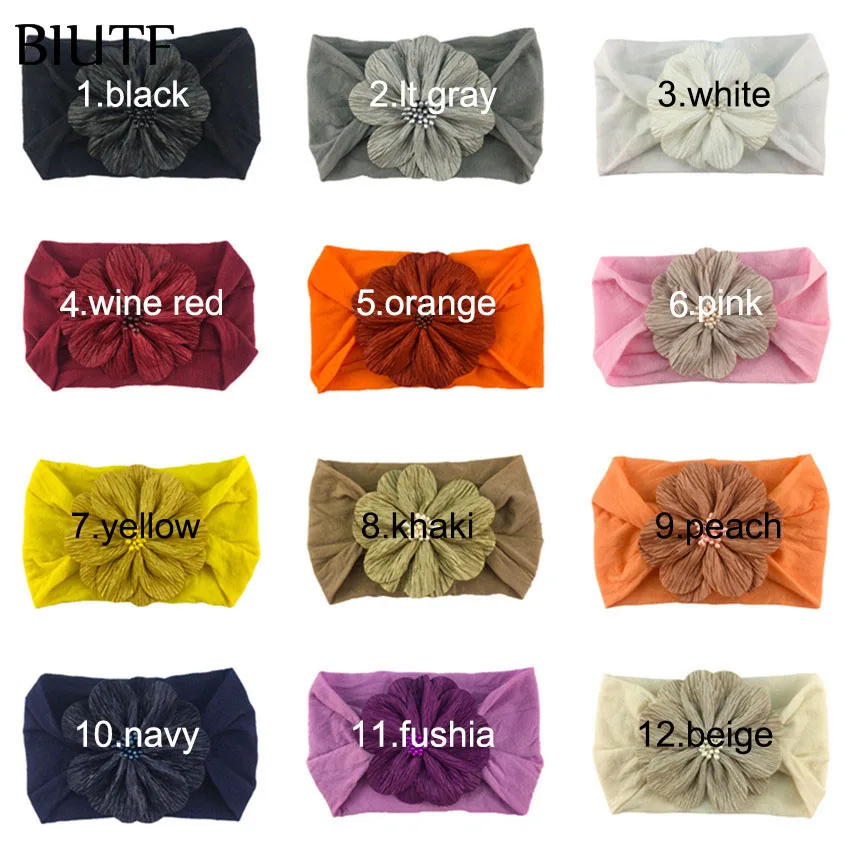 20 шт./лот великолепная повязка на голову с цветами 8 5 см винтажная широким