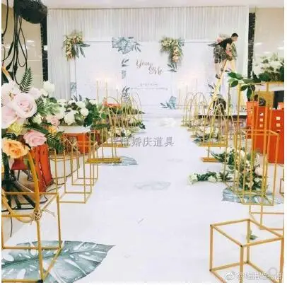 Реквизит для свадьбы новый геометрический ящик дорожный гид приемная зона