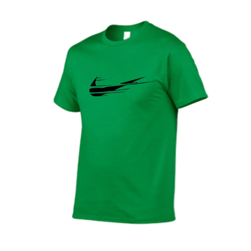 

Fashion Brand Tees Summer Men Cotton T-Shirt 100% Cotton High Quality Gym T Shirt For Men Running Shirt Mens Jogging Sports Shir