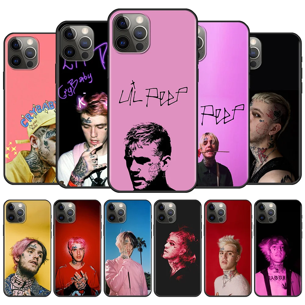 

Phone Case For Apple iPhone 11 13 12 Pro Max Mini XR X 7 6S 8 Plus 5 5S XS SE(2020) Silicone Coque Lil Peep Lil Bo Peep