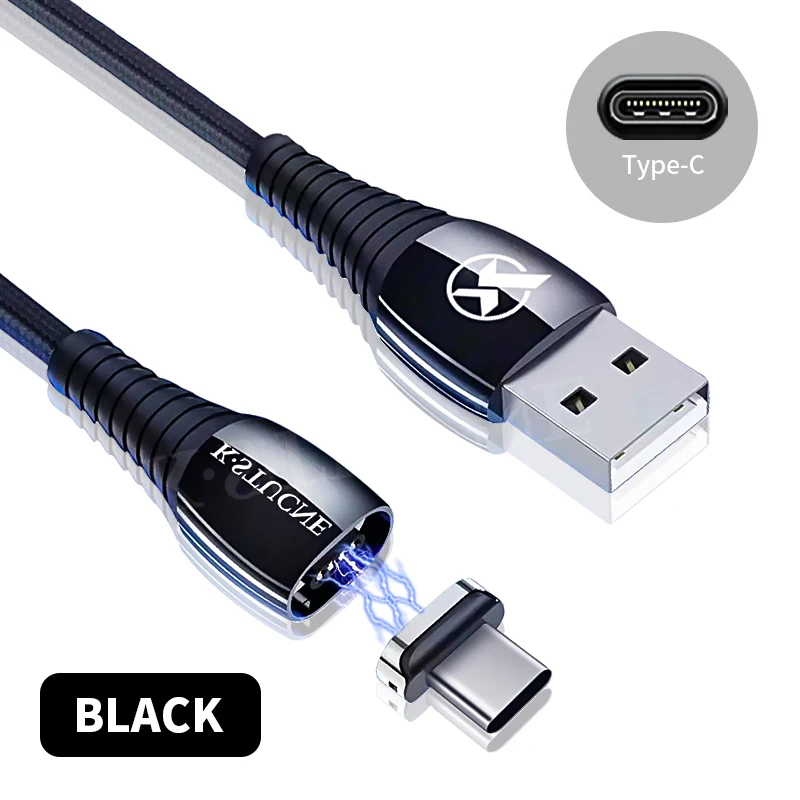 Магнитный зарядный кабель USB C для samsung S9 S8 Note 9 8 5A Быстрый Магнитный кабель Зарядное устройство 1 м 3A микро Тип usb C кабель для Xiaomi Redmi Note 5 7 - Цвет: Бежевый