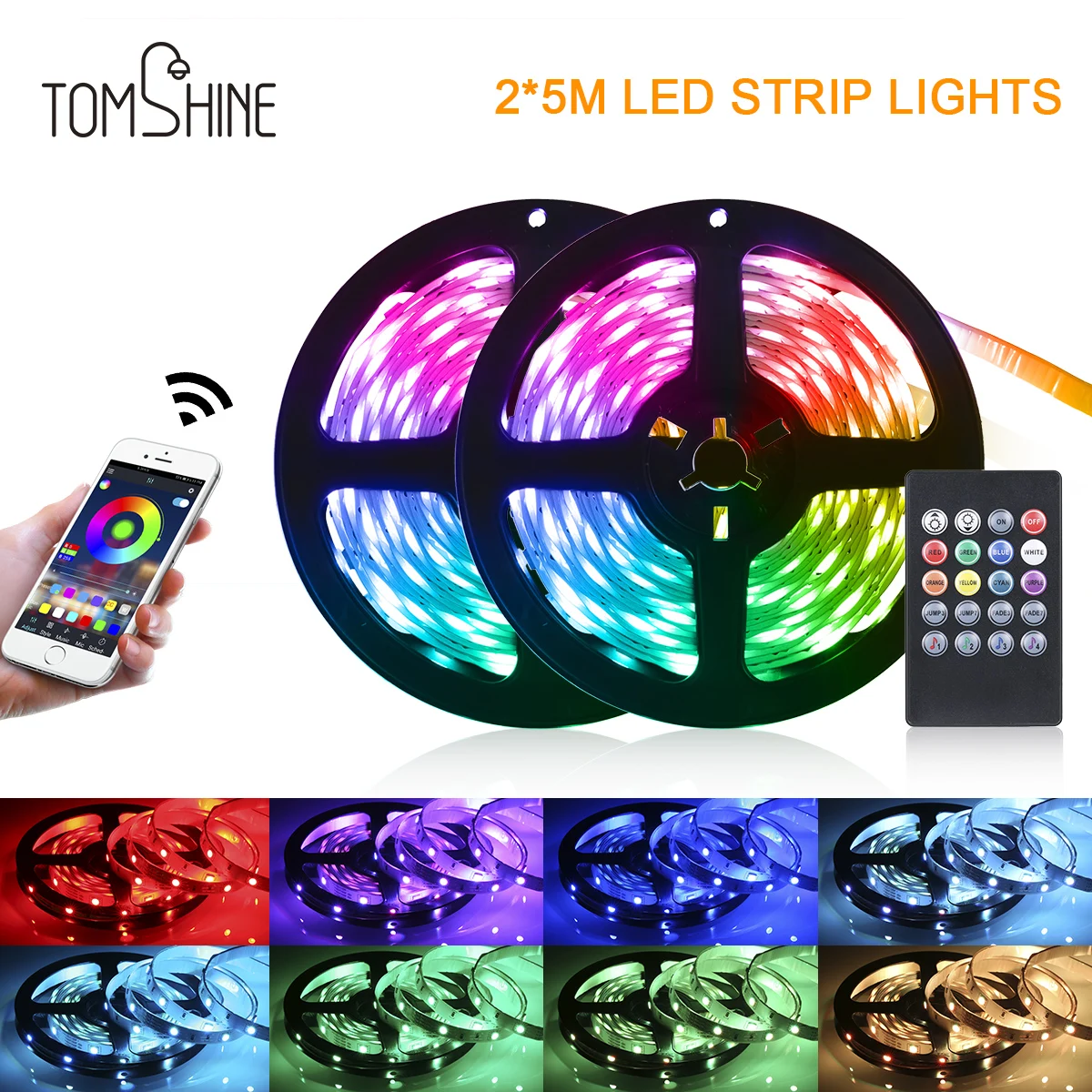 

300 светодиодный ленточный светильник s RGB светодиодный светильник SMD 5050 DC12V водонепроницаемый Светодиодный светильник 10 м Диодная лента гибк...