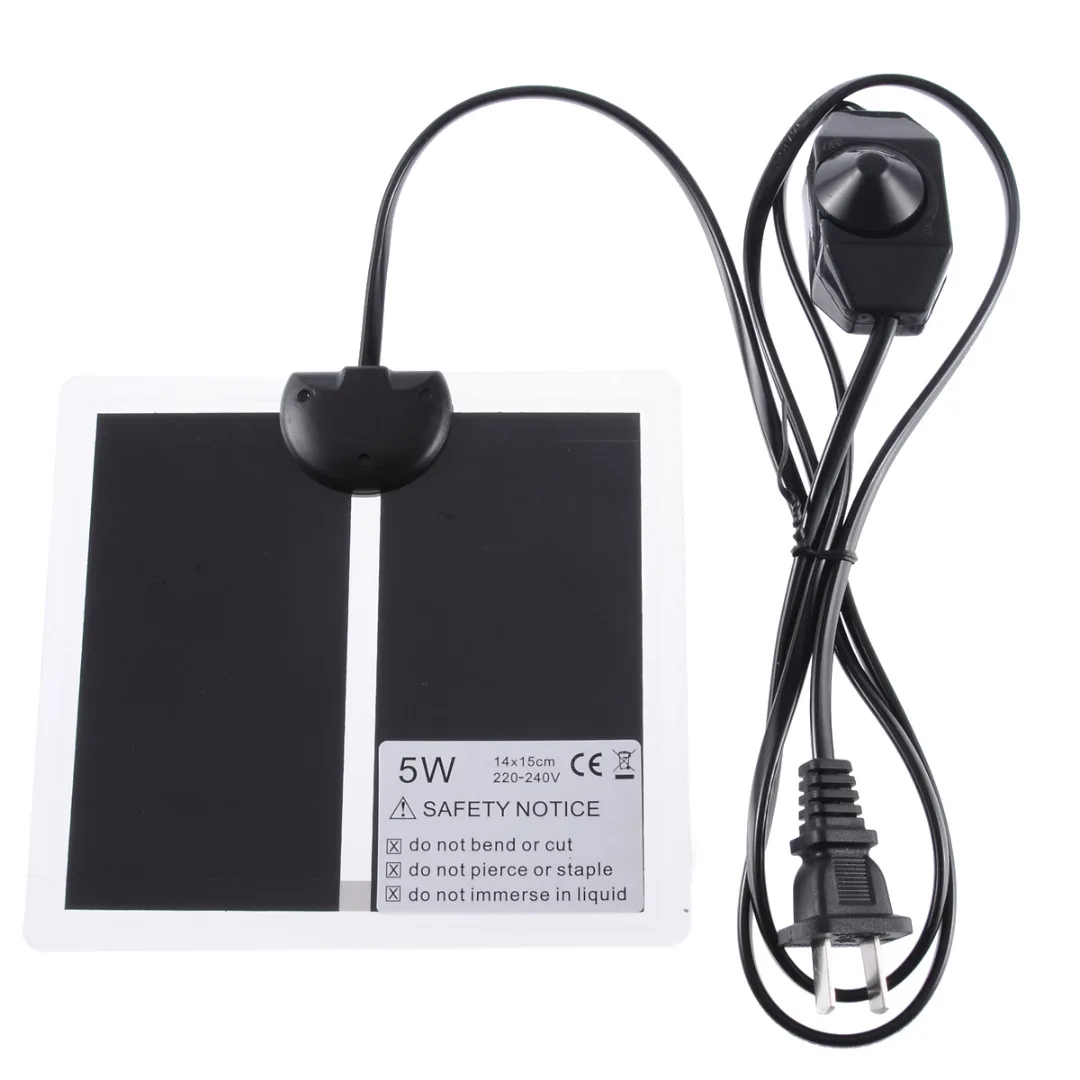 

5/7/14/20/28 Вт Нагревательный коврик для террариума рептилий, домашних животных, скалолазание, теплые прокладки, коврик с контролем температуры...