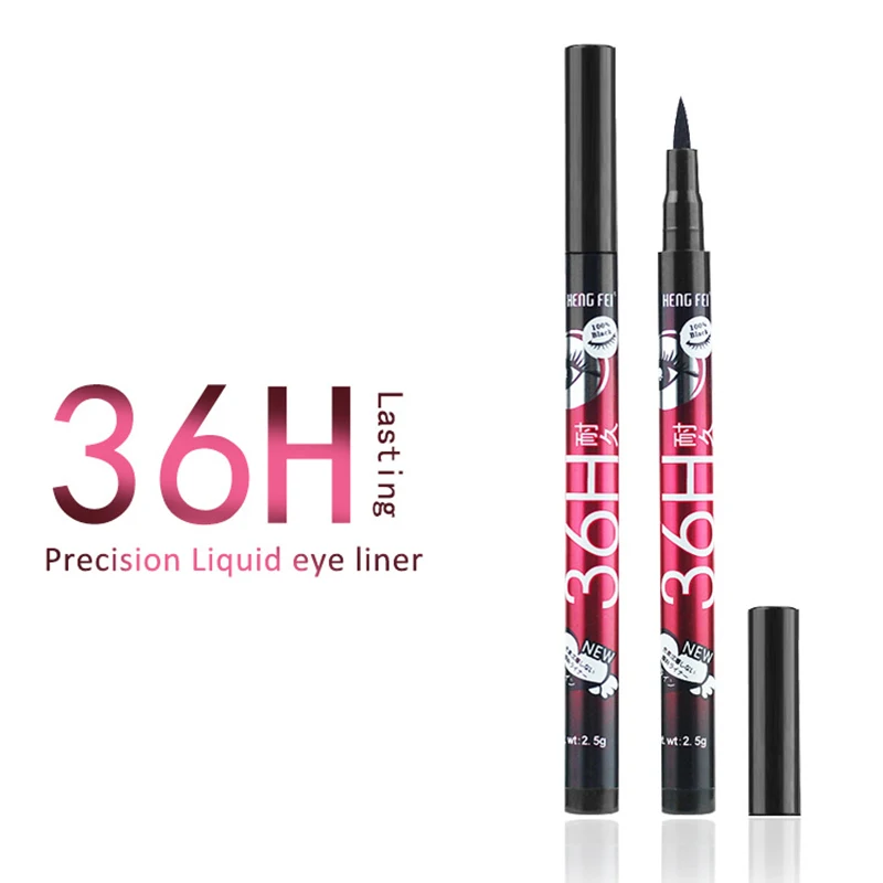 1 шт. черная жидкая подводка для глаз макияж супер стойкая Водостойкая Подводка