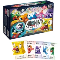 anomia original anime figures learning cards multiplayer mini games collectible cards table toys christmas gifts for children