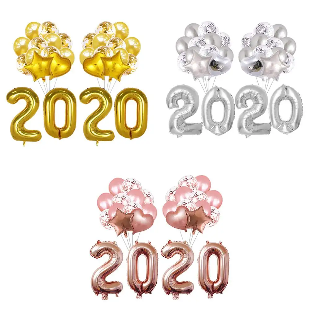 2020 новогодние воздушные шары рождественские фестивальные декорации размещение