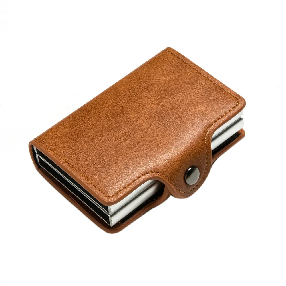 

Portable Bag Men Blocking Wallet Leather Money Clip Credit Holder Purse Id Card Storage Bag