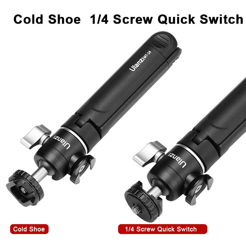 Двухступенчатый металлический Настольный Штатив с ручным управлением холодным