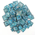 Xinyao 20 шт.лот 10 шт.лот 15 мм20 мм25 мм30 мм Цветок Геометрия смешанный узор стеклянный квадратный кабошон для DIY ювелирных изделий