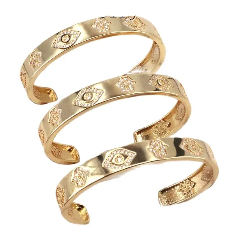 

Браслет на руку/глаз из фианита, 3 шт., 2021