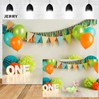 Фон Avezano для фотосъемки мальчиков на 1-й день рождения с воздушными шарами флагом цветком шариком реквизит для фотосъемки новорожденных деревянный пол фотозона для студии