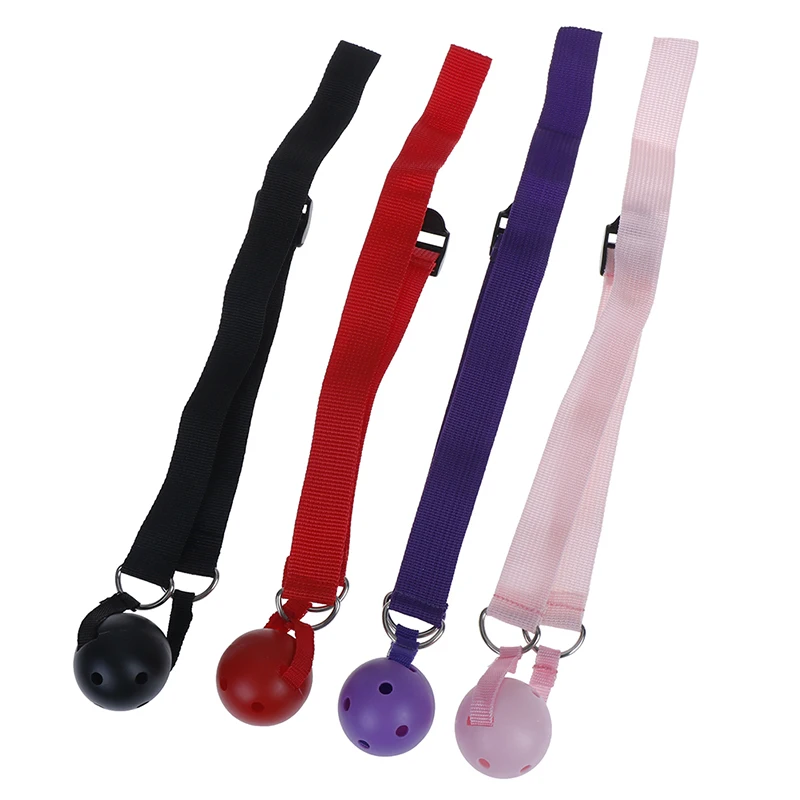 New Lingerie Sex Leather Strap Toys Fetish Bondage Ball Gag Breathable Red Black Erotic Accessories Open Mouth Silicone | Красота и