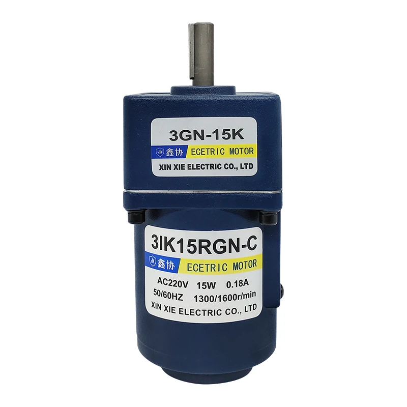 

15 w small gear reduction motor 220 v ac single-phase motor speed regulating motor at low speed and reverse carousel