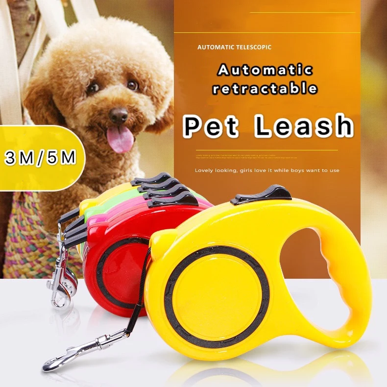 3M/5 м поводок для собак с автоматической фиксацией высокое качество прогулок | Дом