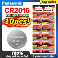 10pc panasonic cr2016 watches 3 v battery button li po lithium battery control toy car battery free shipping for toy