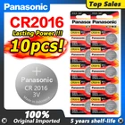 10 шт. оригинальный PANASONIC CR2016 часы 3 в кнопка батареи Li-Po литиевая батарея управления игрушечный автомобиль батарея Бесплатная доставка для игрушек