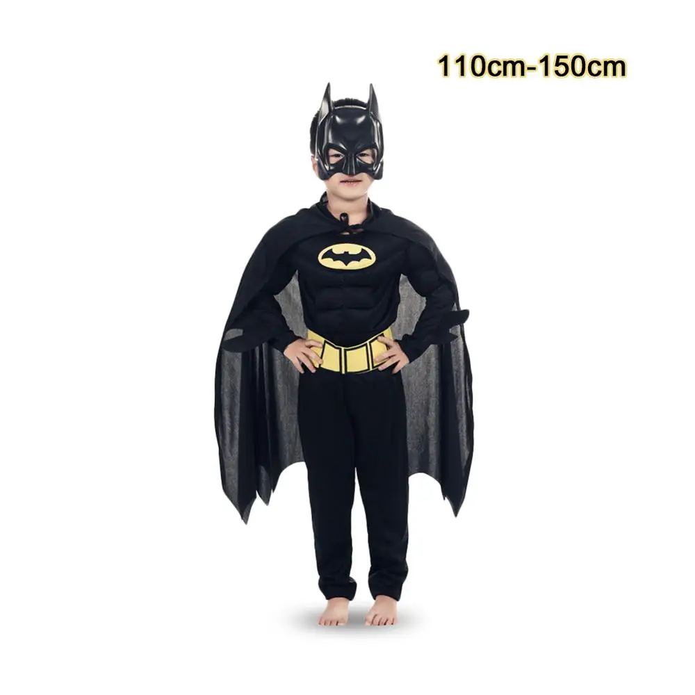 Детский маскарадный костюм Бэтмен Супермен для мальчиков платье на Хэллоуин |