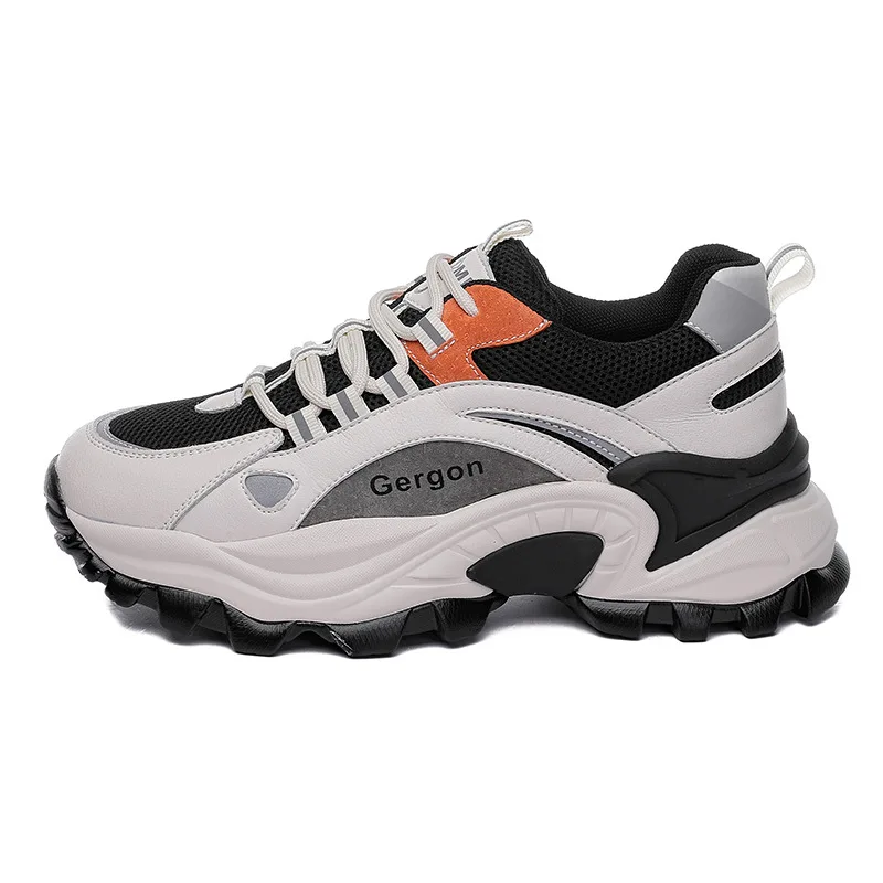 

BRKWLYZ Women Winter Sneakers 2020 Chunky Platform Lace-up Casual Shoes Winter Keep Warm Fur Chunky Sneakers Wedge Heel Shoes