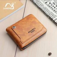 new luxury designer wallets for women wallet with zipper men large capacity coin purse business leisure vintage money bag short