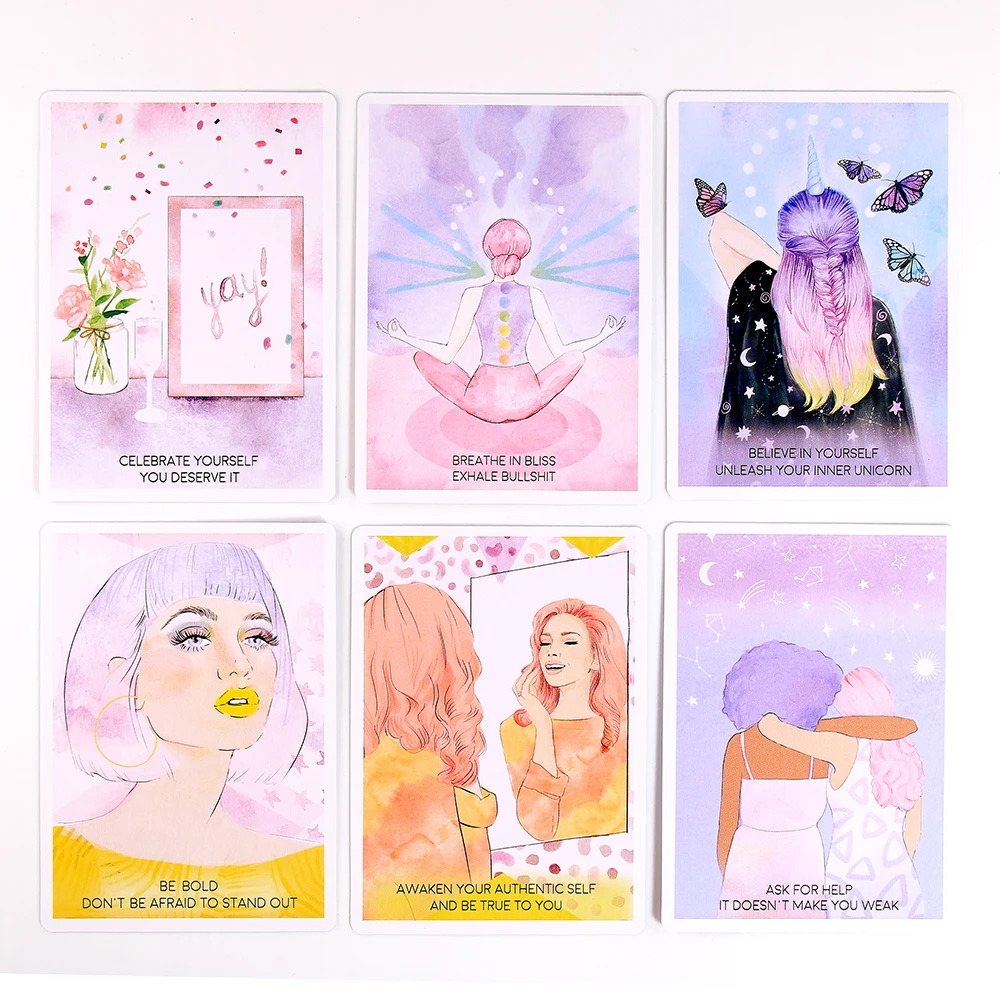 

Shine From Inside Oracle Card For Fate Divination English Tarot Card Dect for Beginners Divination Game LIGHT SEE ANGEL