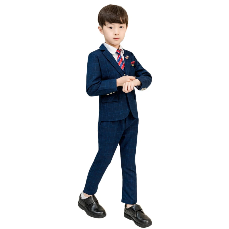 2019 нарядный вечерний блейзер с цветочным принтом для мальчиков комплект одежды