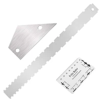 electric guitar neck notched straight edge ruler stainless steel guitar fret leveling ruler fret guitar level luthier tool
