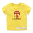 Коллекция 2021, футболки с мультяшным принтом плохая партия, одежда для мальчиков и девочек, забавная футболка в стиле Харадзюку, Детские футболки, уличная одежда, летние топы