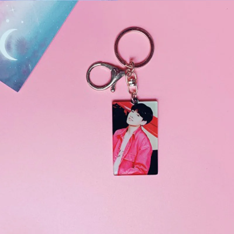 Got7 BlackPink Twice Bangtan Boys альбом карта Soul Persona Jimin JIN SUGA JUNGKOOK изящный брелок LJJ71 - Цвет: 15
