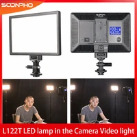 supon l122t 33005600k led lamp on camera video light photography studio lighting for photo youtube only led light