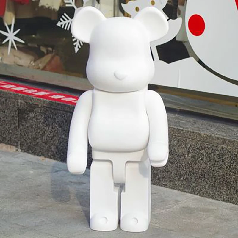 

Bearbricklys 70cm 1000% Bear&bricklys Building Blocks Bear Toy Anime Action Figures Pop Kits Paint Dolls Kids Toys