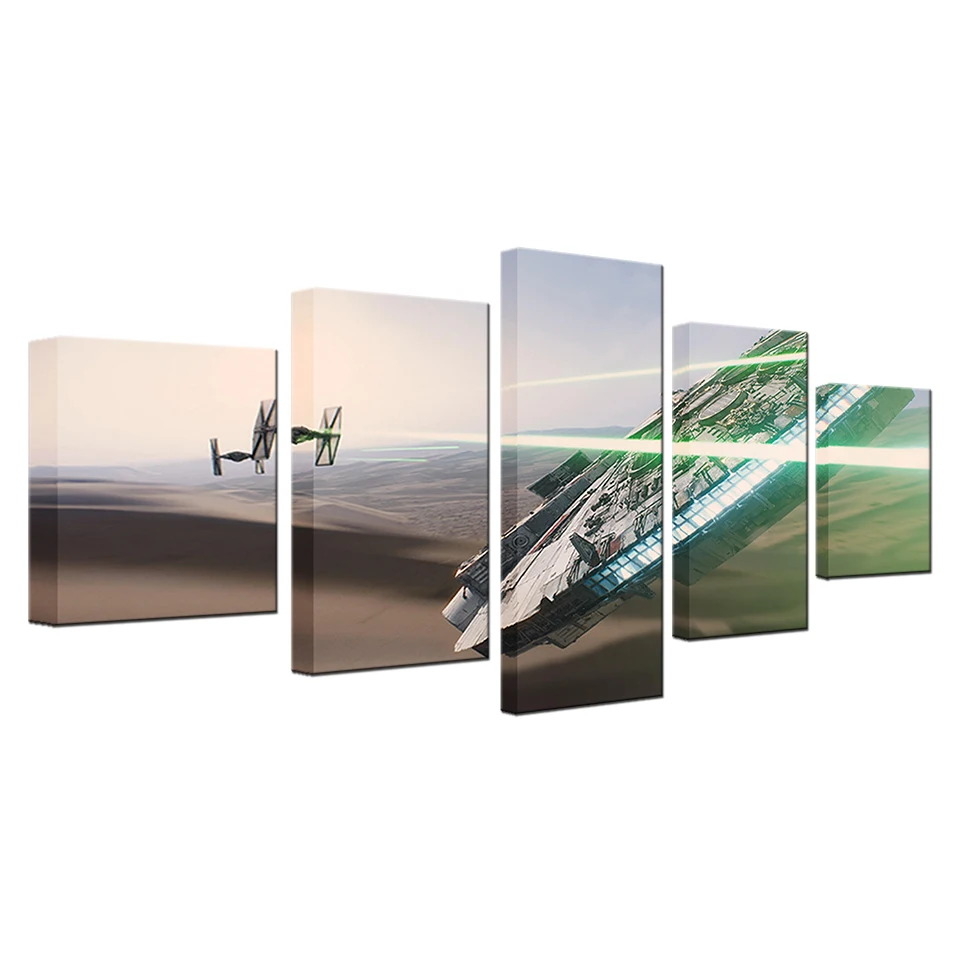 

Modern Art Posters Anime Scenery HD 5 Pieces Decoration for Room Decor Posters Wall Art Wall Paintings Home Decor Anime Poster