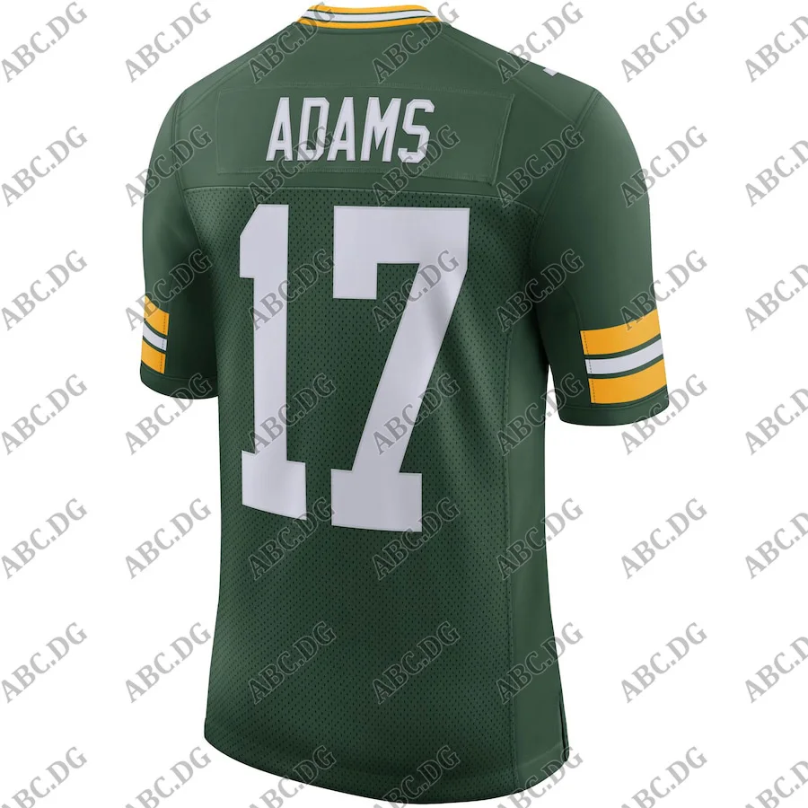 

Customized Stitch American Football Jersey Men Women Kid Youth Green Bay Davante Adams Green Vapor Limited Jersey
