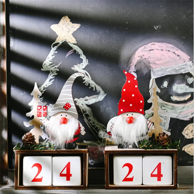 Рождественский календарь 2020 рождественские украшения для дома Рождество 2021